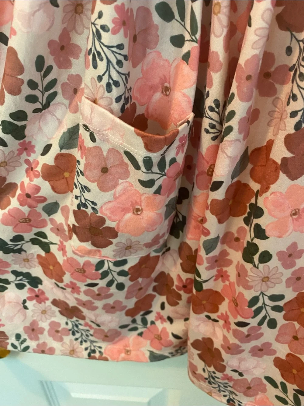 Mila & Rose Pretty Pink 3/4 Sleeve Pocket Twirl Dress Size 5/6